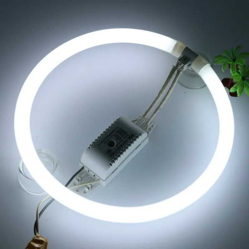T5 Fluorescent Tube Circular Lamps Circle Energy saving Round T5 Diameter 16mm FSL 22/28/32/40W 865/827 Bulb Lighting G10Q 4PCS|Energy Saving & Fluorescent| - AliExpress