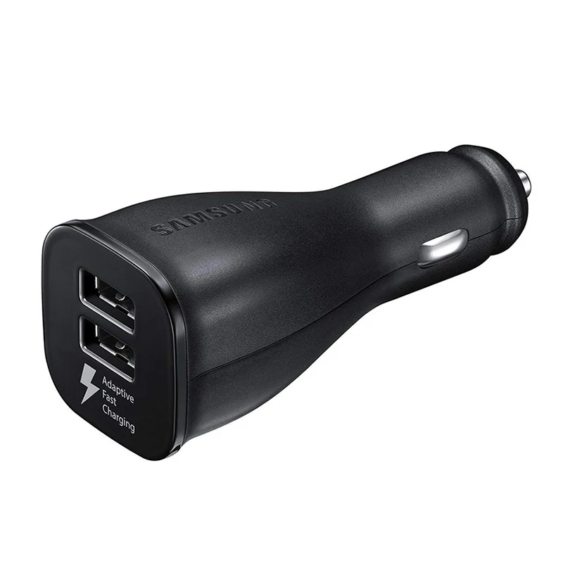 Samsung Car Charger Dual USB Adaptive Fast Adapter USB Type C Cable For Galaxy s10 s9 s8 Plus S10+ Note 10 plus note10 S20 S21 65 watt charger phone