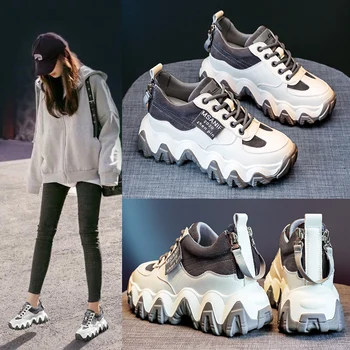 

Women Sneakers Rubber Light Solf Woman Fashion Sneaker Spring Flats Shoes Zapatillas Mujer Fashion Shoes for Women Sport Shoes