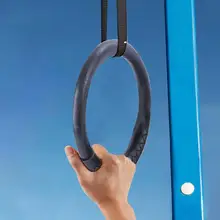 Профессиональные ABS гимнастические кольца для тренажерного зала кольца с регулируемыми длинными пряжками ремни тренировки для домашнего спортзала и кросс фитнеса