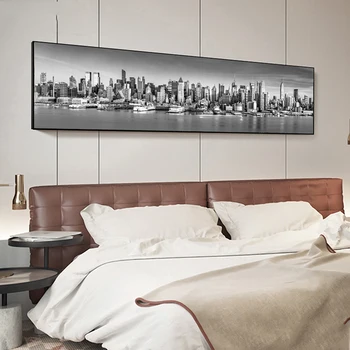 

Diy Diamond painting cross stitch Black And White New York City Landscape 5D Diamond embroidery square round drill mosaic art
