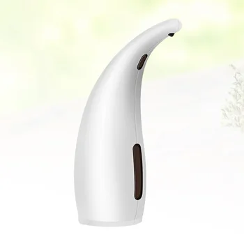 

White Soap dispenser Touchless Automatic ABS Soap Dispenser Motion Sensor Hand Free Dish Soap for Kitchen and Bathroom without B