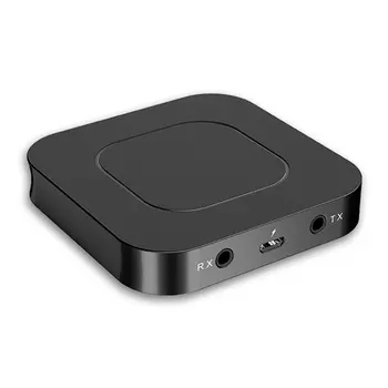 

Bluetooth 5.0 Transmitter Receiver APTX HD LL Bt Audio Music Wireless USB Adapter 3.5mm 2 in 1 TV Computer Speaker