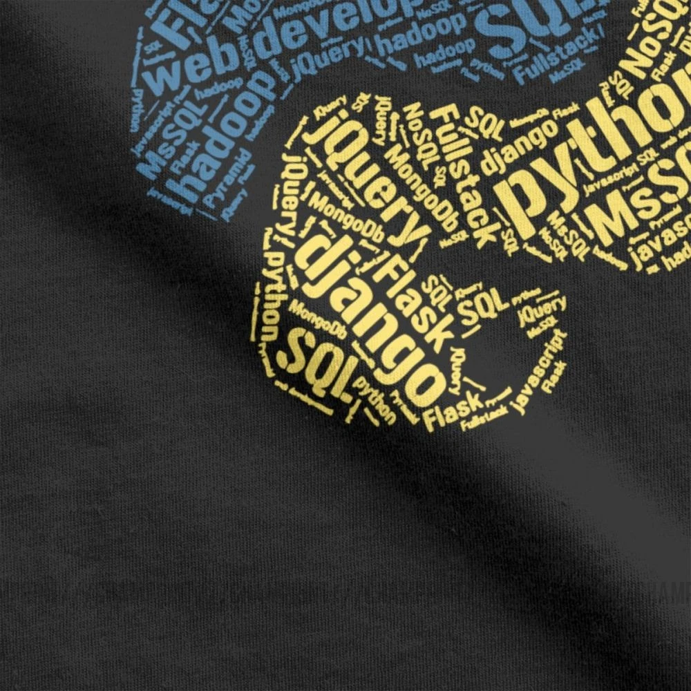 Cena Python Programmer t shirt męski t shirty z bawełny oprogramowanie komputerowe programowanie programisty koder kodowanie koszulki odzież graficzna