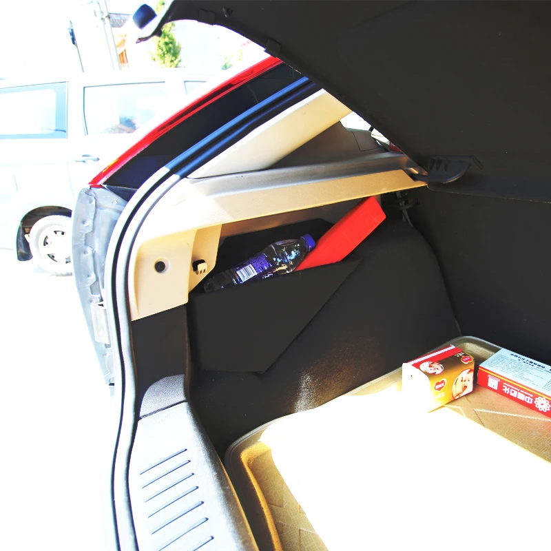 A Little Change Storage Trennwände auf beiden Seiten der Kofferraumtrennwand Heckbox für Ford Focus 2 MK2 2005–2011 Access