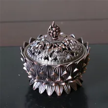 Античный сплав ладан горелка Металл для Благовоний Палочки катушки шишки буддистское кадило домашний декор ароматерапия тарелка 1 шт