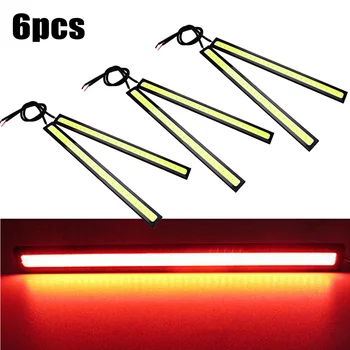 

Lamp LED DRL Waterproof 17cm Red Super Bright COB Lights Fog Shockproof