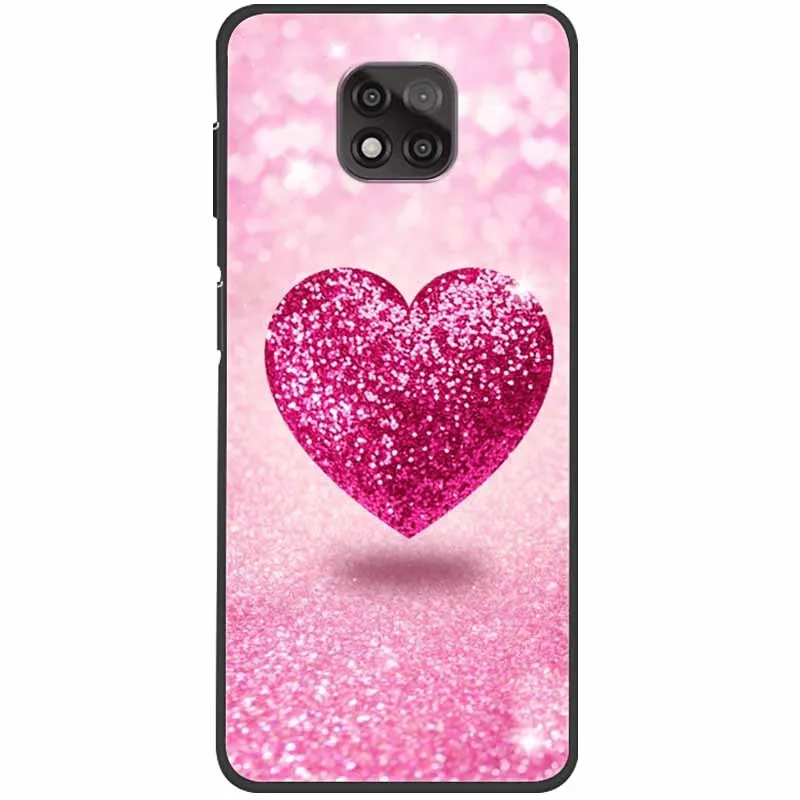 Butterfly Silicone Soft Phone Cover and Protector for Moto G Power and Play
