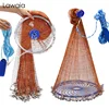 Lawaia Cast Net American Style Strong Orange Braided Cable with Aluminum Ring/Blue Ring Fishing Landing Net Diameter 240cm-600cm ► Photo 1/5