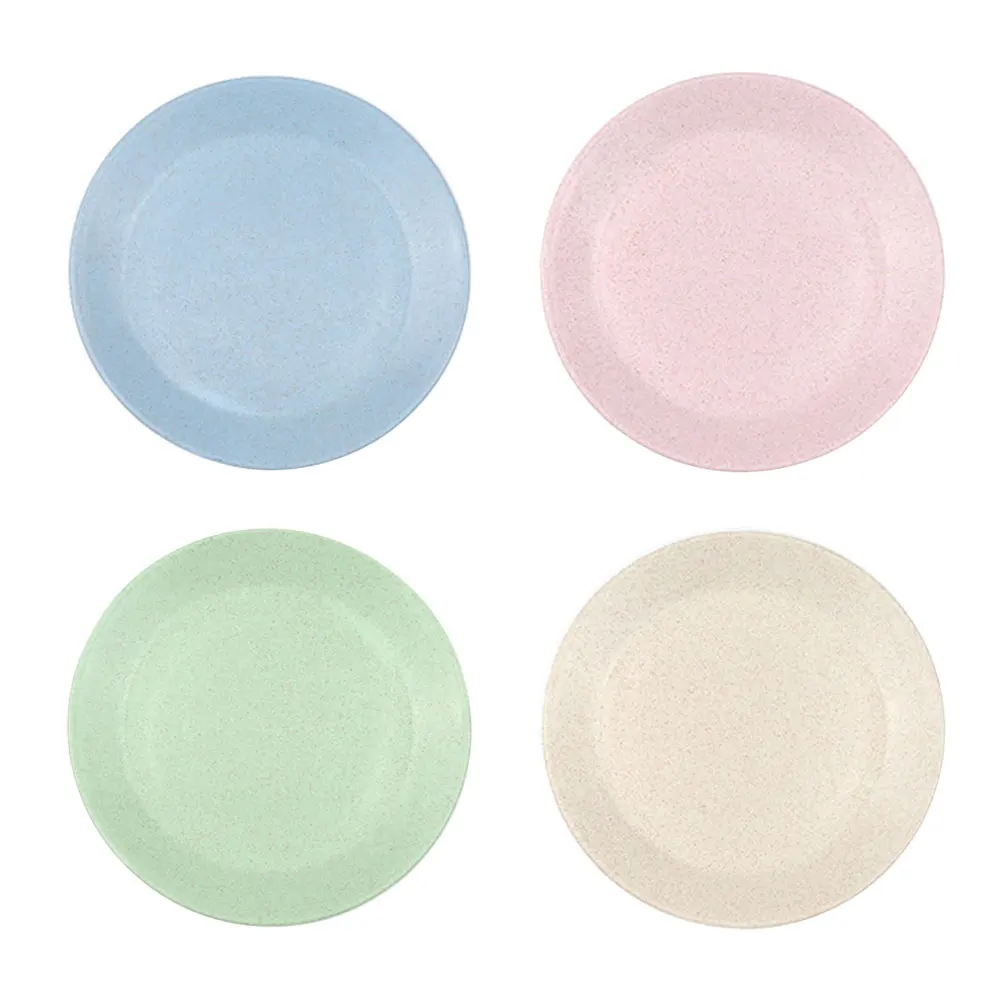 

Wheat Straw Plate Eco-Friendly Food Snack Dish Dish Dish Dessert Tableware
