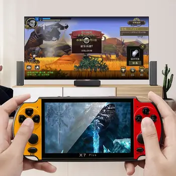 

X7Plus 5.1" Colorful Screen Game Console Dual Rocker Handheld Retro Game Host