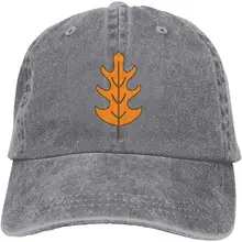 Мужская/Женская Регулируемая джинсовая бейсболка s Oak Leaf Trucker cap