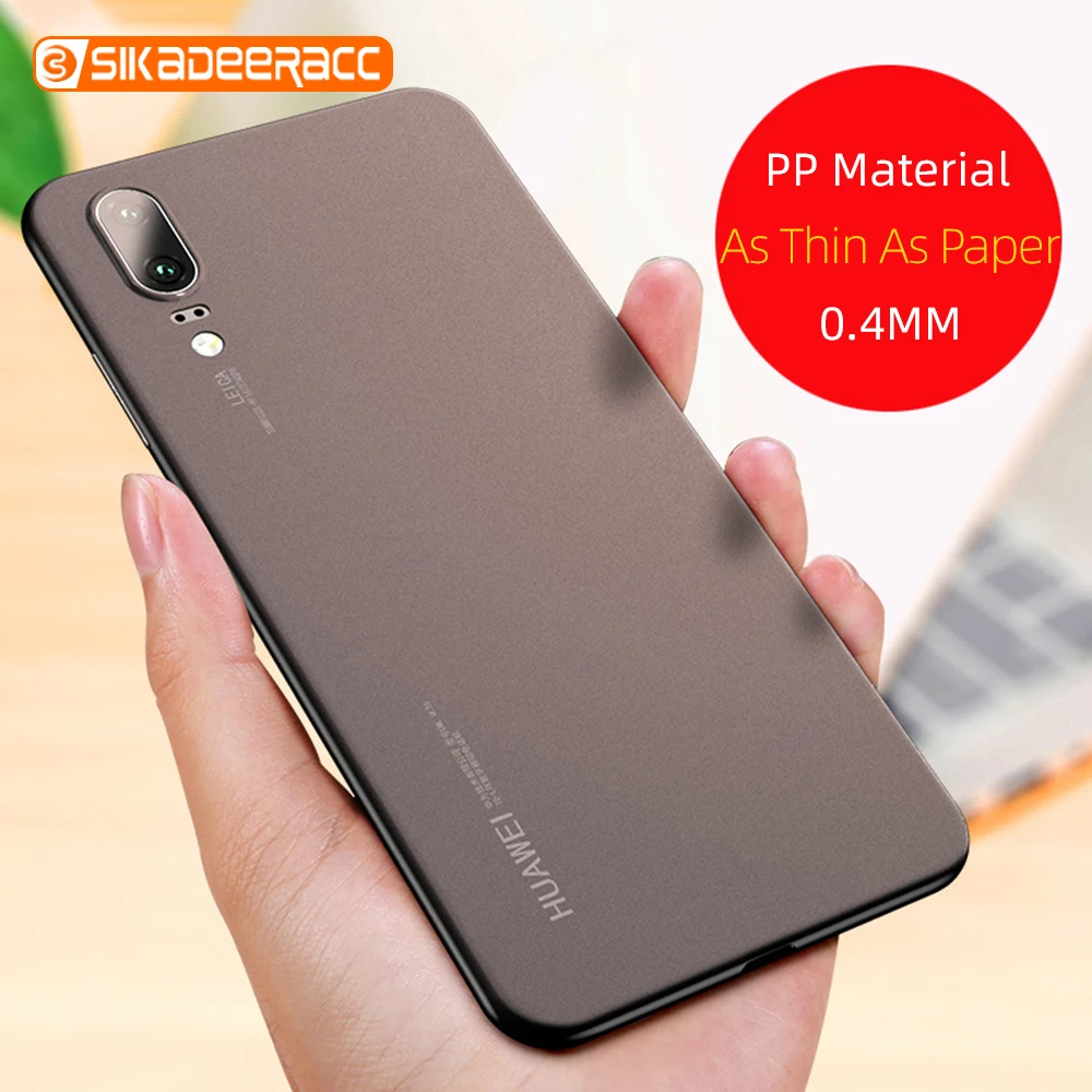 Ультратонкий чехол для телефона Huawei P40 Pro P30 Mate 30 20 10 Honor 20X P20 Простой деловой тонкий