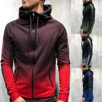 

2020 Male Brand Men Tracksuit 3D Gradient Color Casual Hoodies Sweatshirt Gradient Sportswear Joggers Men Soft Casual Clothings
