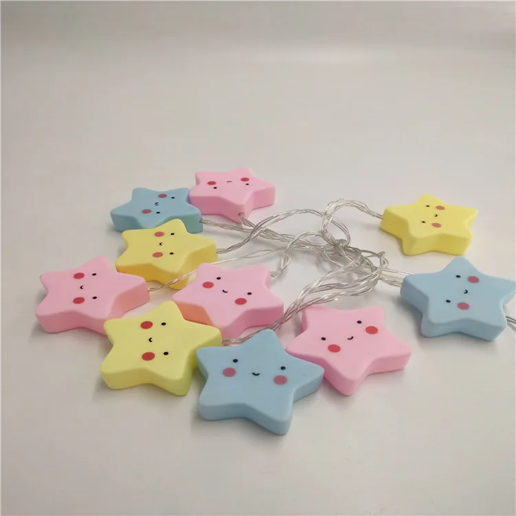 

Creative Decoration LED Battery Box String Lights Stars Light LED String Lights INS Christmas Holiday Room Ornamental Festoon La