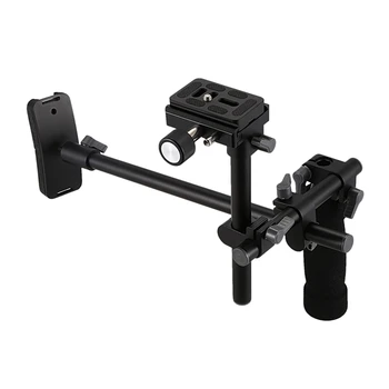 

IG-Dslr Handle Shoulder Support Rig Stabilizer Quick Release Plate 1/4 Inch Screw for Sony A7R A7Ii Camera Follow Focus