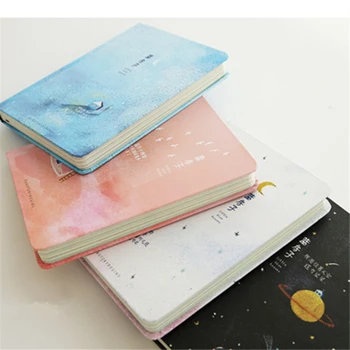 

2019 Korea Kawaii notebook coloring page illustration diary notebook school office stationery creative gift