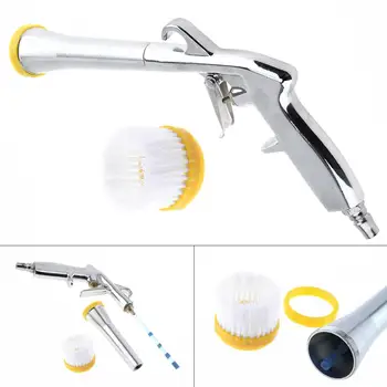 

9 Inch Airbrush Pneumatic Cleaning Gun with Soft Brush Head and Press Type Switch for Washing Home Decoration / Car Wash
