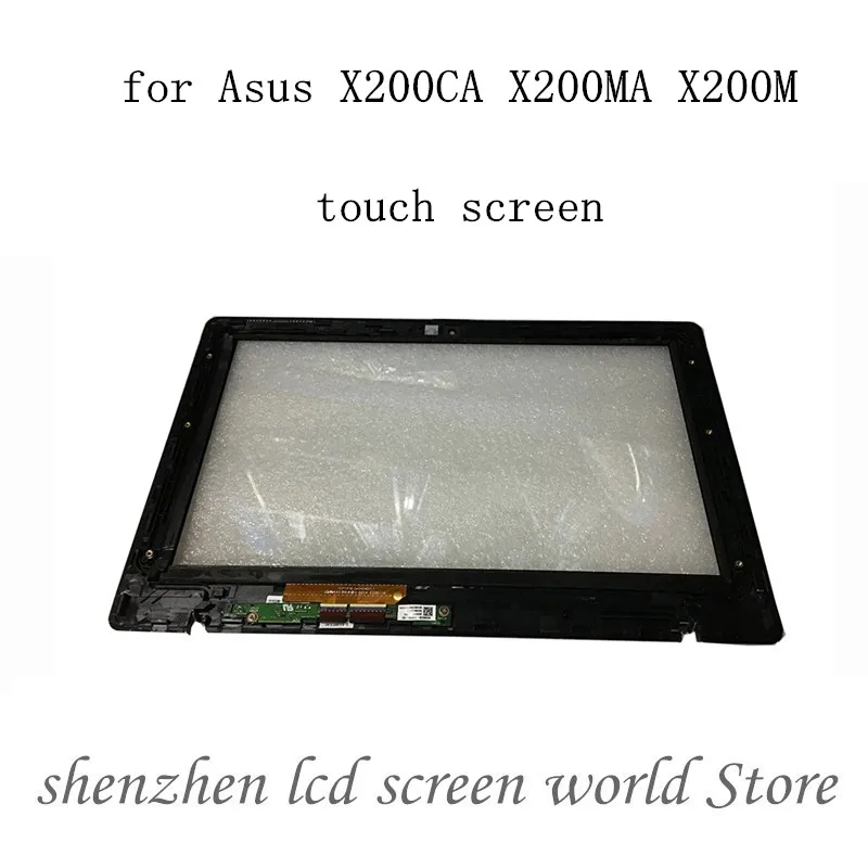 11.6 Inch For Asus Vivobook X200ma X200ca X200la X200 Touch Screen Digitizer With Frame Glass