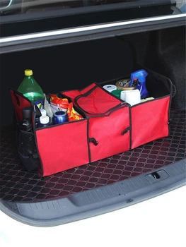 

B-LIFE Drive Auto Products Car Cargo Trunk Organizer Folding Compartments Are Easily Expandable To Suit Any In-vehicle Organize