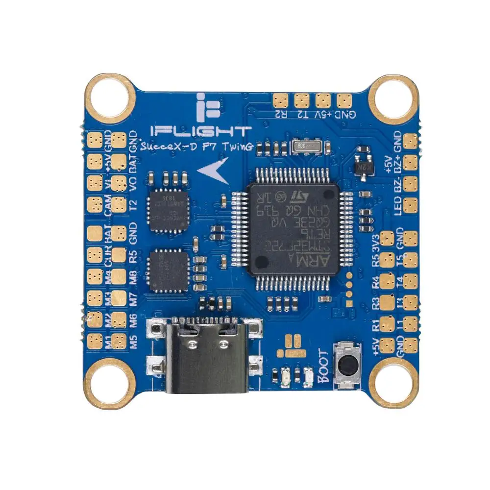 Контроллер полета iFlight sucex D F7 V2.1 TwinG версия HD разъем Type C для RC DIY FPV Racing Drone|Детали и