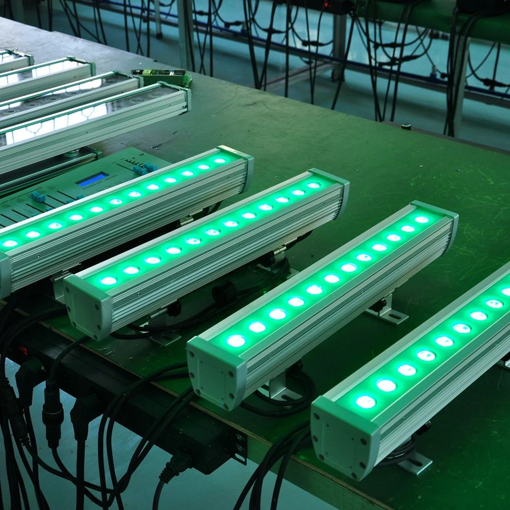 US $560.00 TIPTOP 8XLOT IP65 Rating Waterproof RGB Led Wall Washer Light 50cm Long 12x3W High Power Independent modeMasterSlave modeDMX