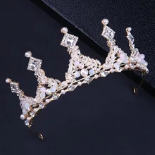 Серебряный детская Корона торжественное платье Свадебное платье аксессуары для волос, корона, ручная работа, для девочек для торжественных мероприятий, платье принцессы З