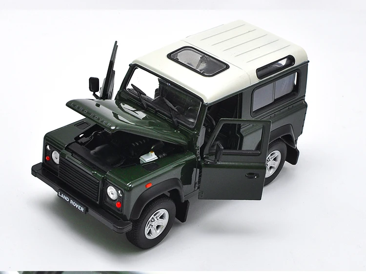 Welly 1/124 1:24 Range Rover Evoque внедорожник автомобиль литье под давлением модель игрушки на день рождения для детей мальчиков и девочек - Цвет: Defender Green