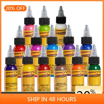 

14Pcs/Lot Microblading Tattoo Ink Set Permanent Permanent Pigment 30ml Ink For Body Tattoo Painting Tattoo & Body Art Ink Tinta