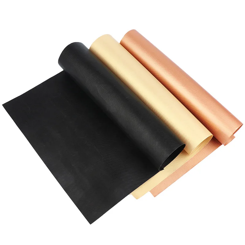 Non-stick BBQ Grill Mats Baking Mat Barbecue Sheet Reusable Baking Pad PTFE Cooking Plate BBQ Accessories For Party bbq grill mat
