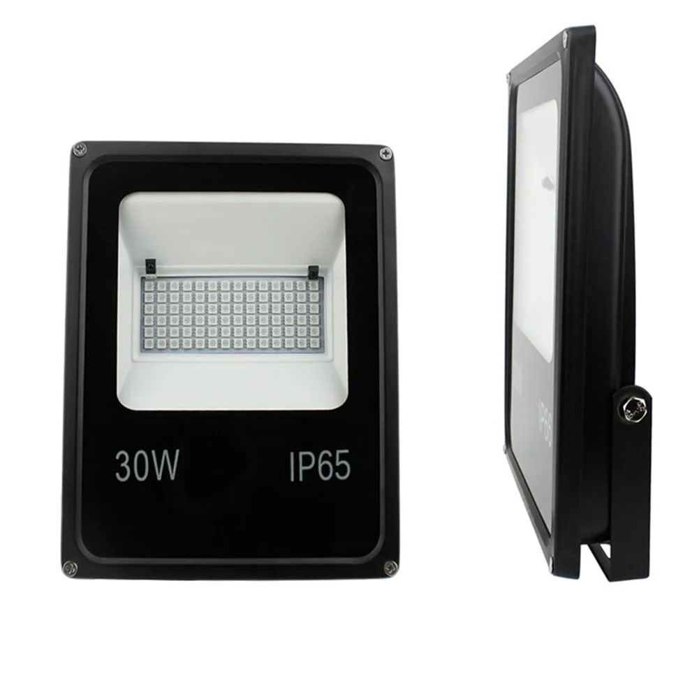 

Decorative Floodlight Led Remote Control Color Changing Outdoor Spotlight Garage Aluminum RGB Waterproof Wall Garden Security