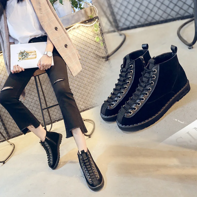 Fujin/Новые Модные женские ботинки; коллекция года; зимняя обувь; зимние ботинки на меху; Плюшевые Теплые водонепроницаемые ботинки с нескользящей подошвой размера плюс