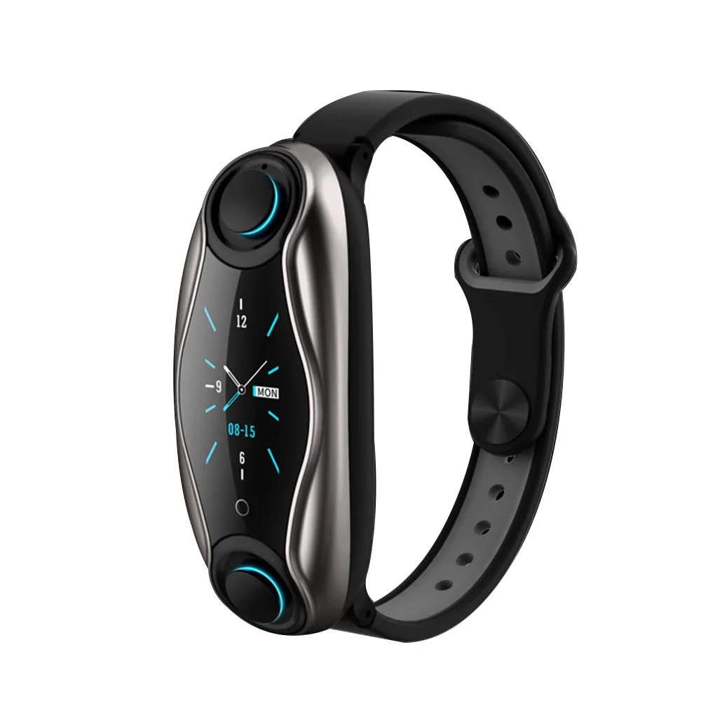 T90 2-в-1 Беспроводной наушники Bluetooth 5,0 наушники Фитнес смарт-браслет Смарт-часы