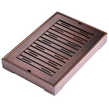 

1Pc Rectangular Tea Tray Teaboard Useful Large Capacity Rectangular Tea-things Storage Tray Tea Tray Tea Plate for Shop