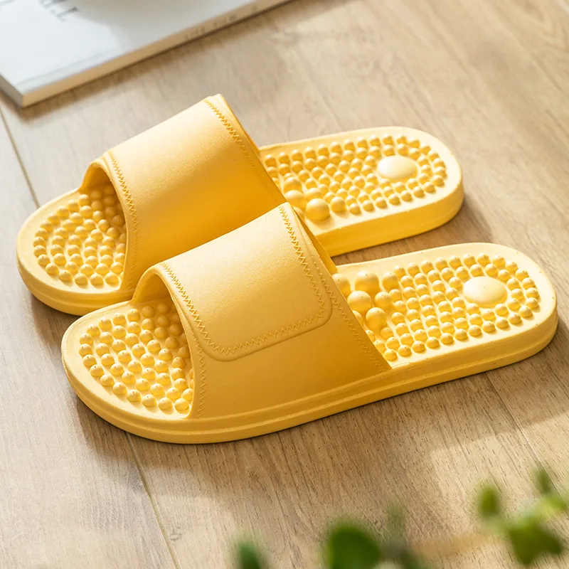 Zapatillas de verano 3D para parejas, unisex, suaves, antideslizantes, para baño, resistentes al desgaste, para ducha, interiores, hogar, sandalias para hombre, masaje plantar
