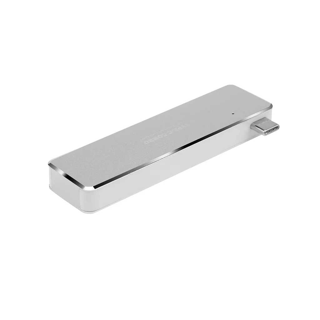 Ouhaobin концентратор USB Type C адаптер 5в1 3 порта USB3.0 с кардридером адаптер для клавиатуры для мыши