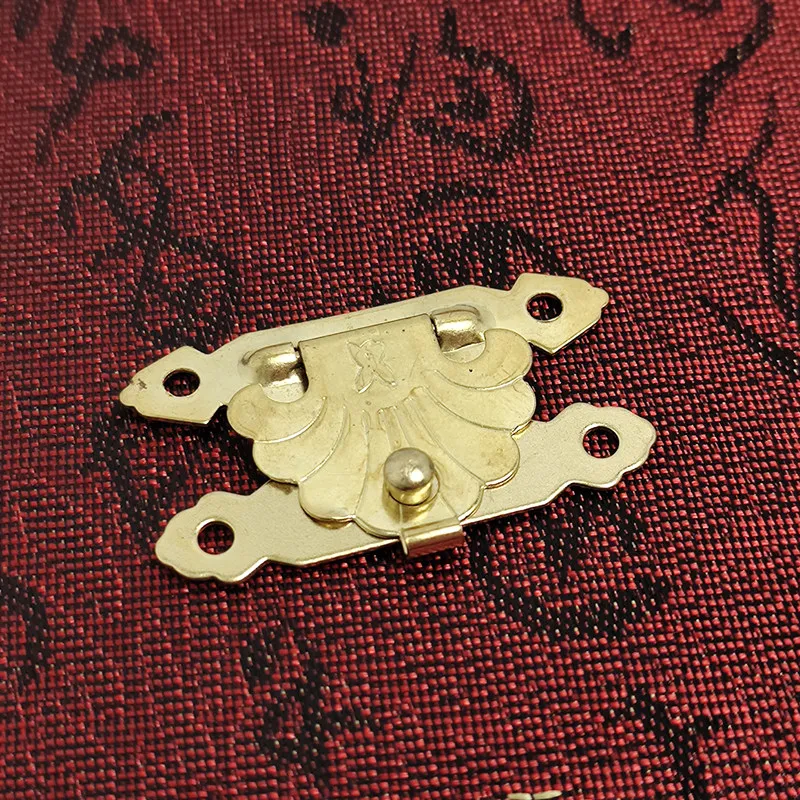 12pcs Flip Latch Antique Bronze Hasp Jewelry Home Finuture Buckle Decorative Wooden Padlock Case Box Lock
