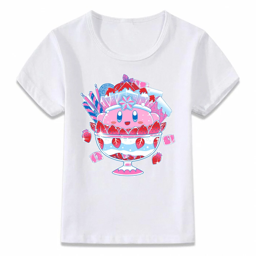 Детская одежда футболка Icecream Kirby для мальчиков и девочек футболка для малыша