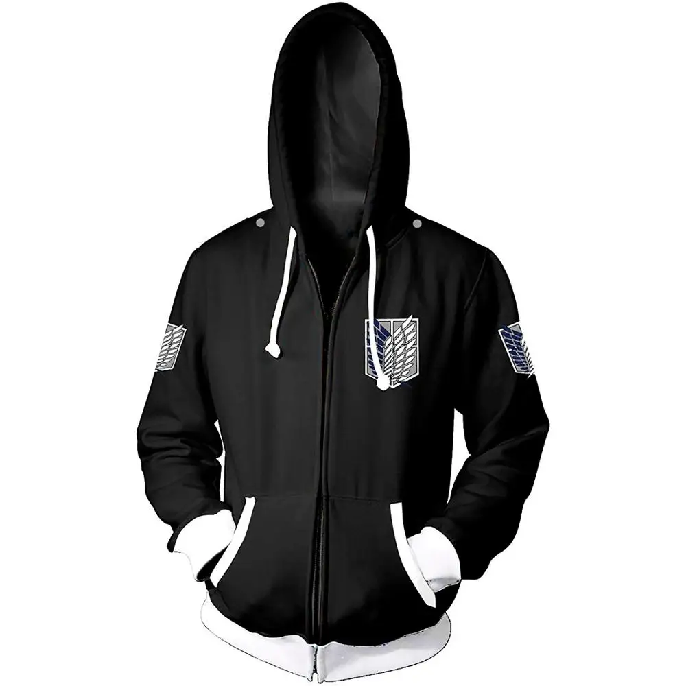 Anime shingeki no kyojin Cosplay Costume Attack on Titan Hoodies Cloak Men Women Jacket Coat no Tsubasa 3D Printed Sweatshirts Anime shingeki no kyojin Cosplay Costume Attack on Titan Hoodies Cloak Men Women Jacket Coat no Tsubasa 3D Printed Sweatshirts