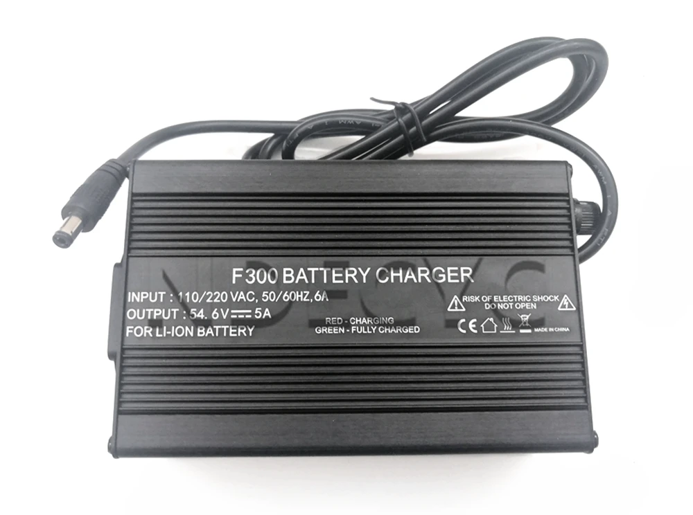 54.6V 2A Charger for 48V Li-ion e-bike Battery DC2.1 Plug XLR Plug 