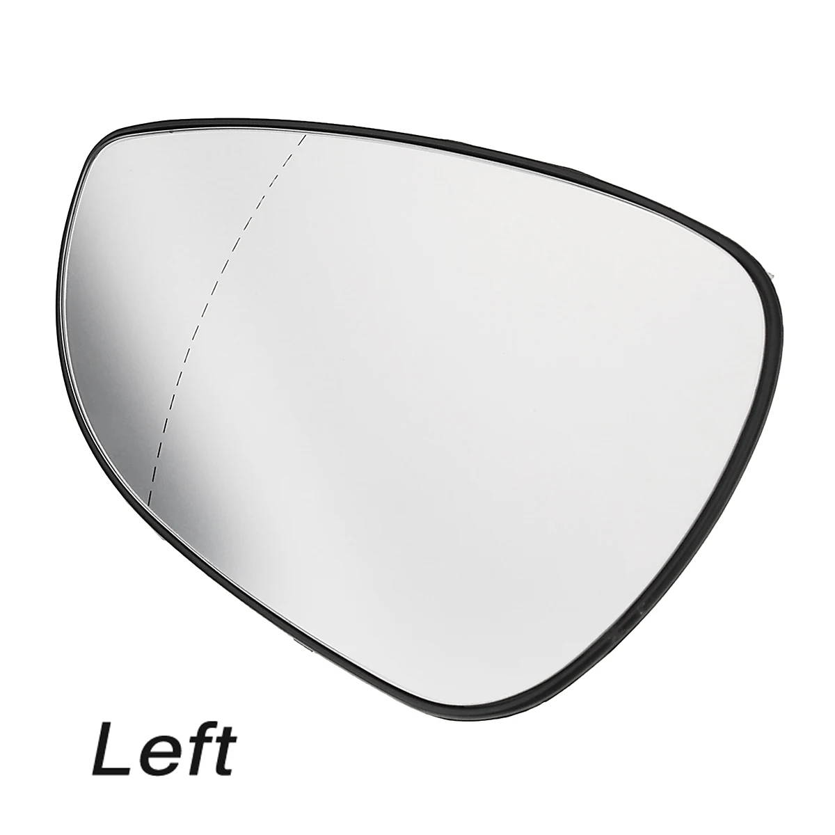 Black Manual Left Rear View Wing Mirror