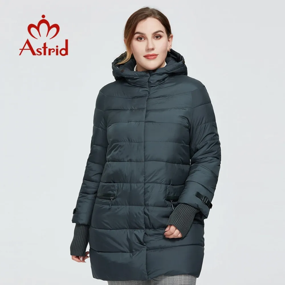 Astrid 2020 новое зимнее женское пальто Женская длинная теплая парка модная Толстая