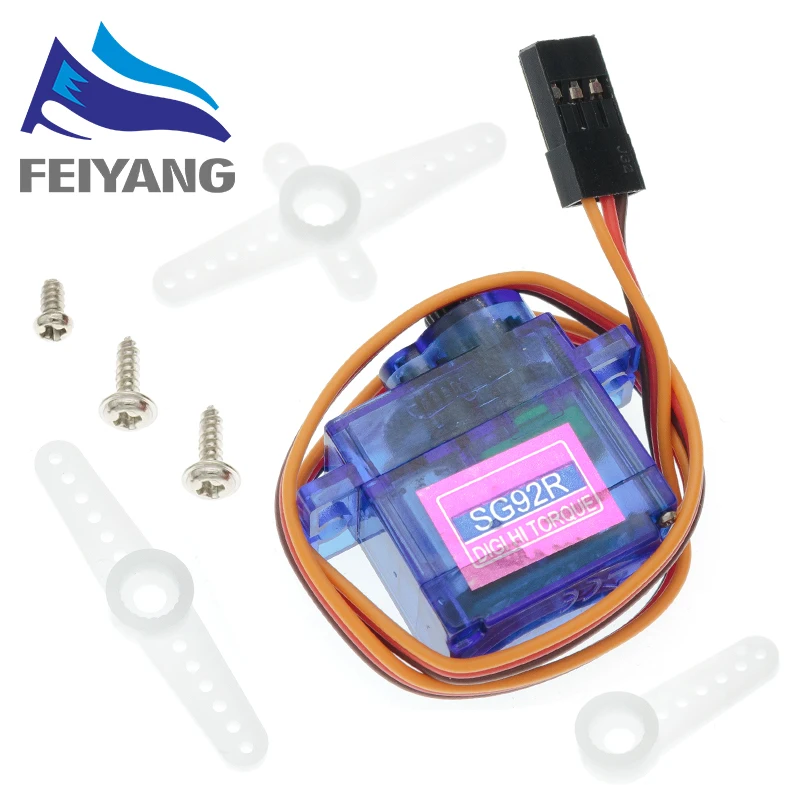 SG92R 2 5 кг Micro 9g сервопривод нейлоновые шестерни из углеродного волокна замена SG90