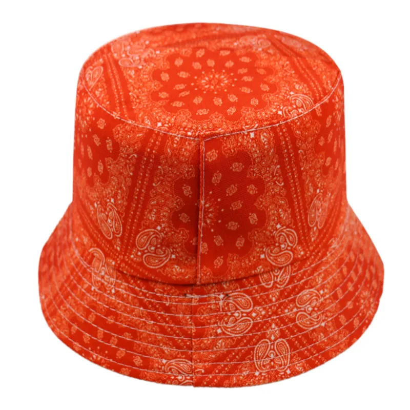 FOXMOTHER хип хоп черный красный цвет Пейсли рыболовные кепки ведро шапки Бонни Мужская кепка с металлической буквой открытый