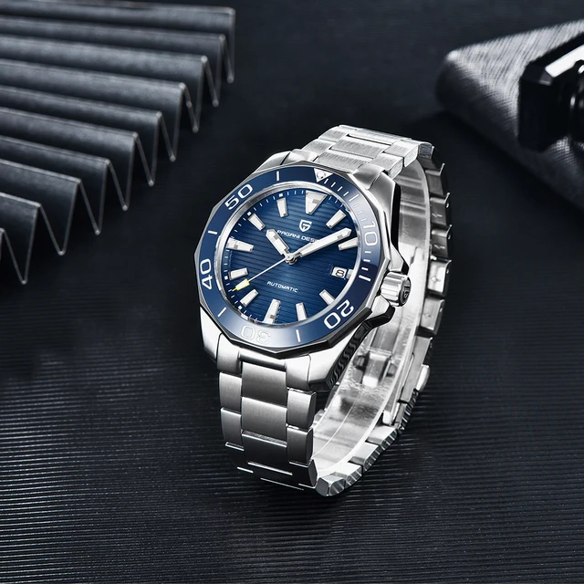 PAGANI DESIGN Top Brand Mechanical Wristwatch Luxury Sapphire Glass Automatic Watch Stainless Steel Waterproof 100M Watches Men 3