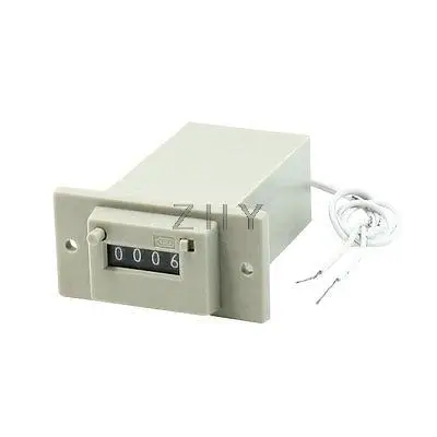 

CSK4-CKW AC 220V 4 Digits 2 White Wire Lockable Electronmagnetic Counter