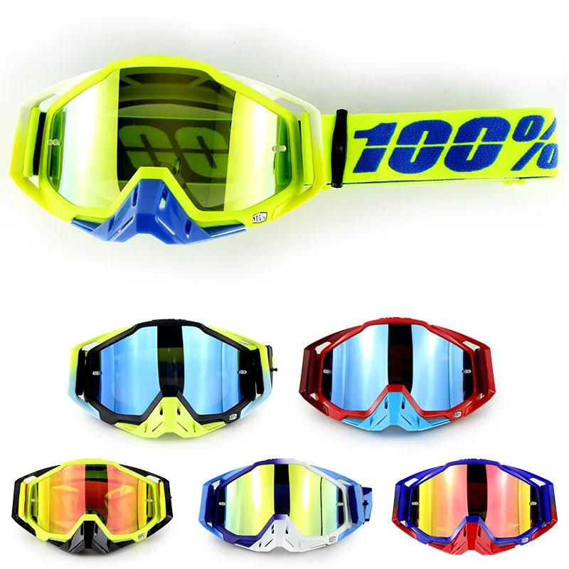 

5 Colors New 100% Motorcycle Helmet Goggles Outdoor Cross-country Windproof Dustproof Riding Glasses
