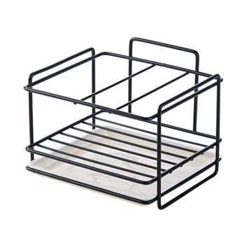 

Kitchen Sponge Rack Drain Rack Wrought Iron Sponge Dish Sponge Dishwasher Brush Storage Rack Holder Bathroom Shelf