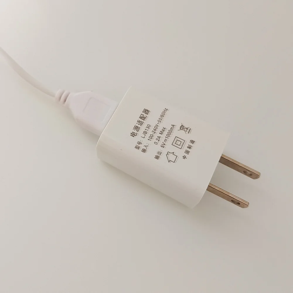 Фото Usb-зарядка для аккумулятора, адаптер для зарядки смартфона, Usb-кабель, настольная лампа, маленький ночник, зарядка, подключаемый №5