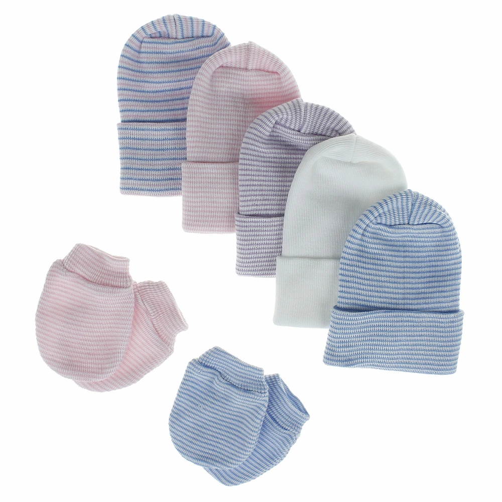 newborn gloves and hat
